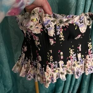 WHBM Size 10 Bustier Top